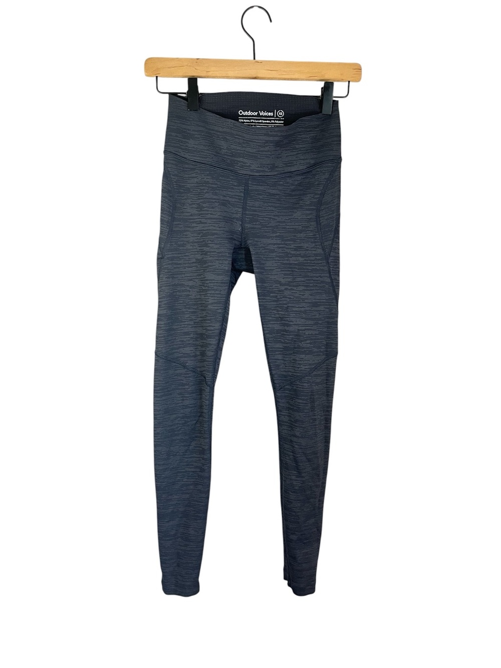 Outdoor Voices Dark Heathered Gray High-Rise Leggings